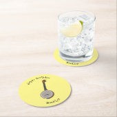 Dessous-de-verre Rond En Papier Illustration de Banjo (En situation)