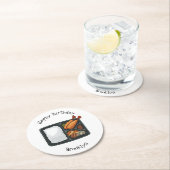 Dessous-de-verre Rond En Papier Illustration de Bento (En situation)