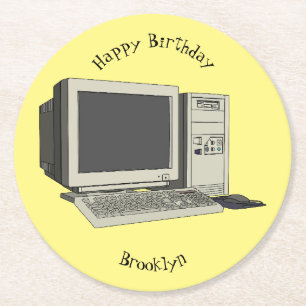 Dessous-de-verre Rond En Papier Illustration de dessin sur ordinateur