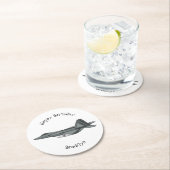 Dessous-de-verre Rond En Papier Illustration de l'avion de chasse (En situation)