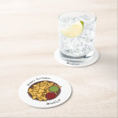 Dessous-de-verre Rond En Papier Illustration de Nachos (En situation)