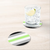 Dessous-de-verre Rond En Papier Indicateur de fierté de l'agent (En situation)