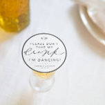 Dessous-de-verre Rond En Papier Je danse Mariage Réception Boisson Dessous de verr<br><div class="desc">Nous ajoutons toujours de nouveaux designs chaque jour !</div>
