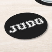 Dessous-de-verre Rond En Papier Judo (Incliné)