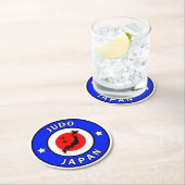 Dessous-de-verre Rond En Papier Judo (En situation)