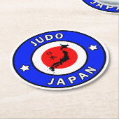 Dessous-de-verre Rond En Papier Judo (Incliné)