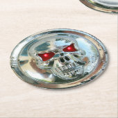 DESSOUS-DE-VERRE ROND EN PAPIER JUMEAUX (Incliné)