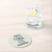 Dessous-de-verre Rond En Papier Koala hautement Koalafied (En situation)