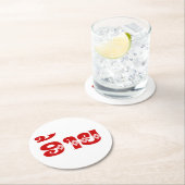 Dessous-de-verre Rond En Papier Lao Brother - ອ້ າ ຍ / Ai - Laotien / Laos (En situation)