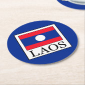 Dessous-de-verre Rond En Papier Laos (Incliné)