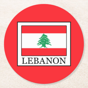 Dessous-de-verre Rond En Papier Liban