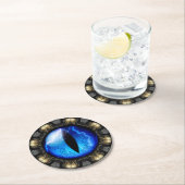 Dessous-de-verre Rond En Papier L'oeil du dragon (En situation)