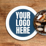 Dessous-de-verre Rond En Papier Logo d'entreprise Photo personnalisée de l'entrepr<br><div class="desc">Dessous de verre de papier logo commercial pour la publicité de marque. Représenter votre entreprise avec votre propre matériel de marketing professionnel.</div>