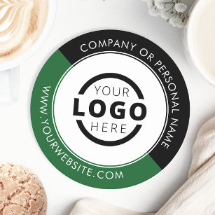 Dessous-de-verre Rond En Papier Logo d'entreprise promotionnel personnalisé en ver
