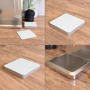 Dessous-de-verre Rond En Papier Logo Sous-verres   Bureau, Gaufrage, Photo, Unique