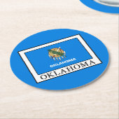 Dessous-de-verre Rond En Papier L'Oklahoma (Incliné)