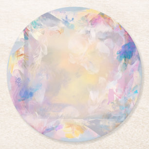 Dessous-de-verre Rond En Papier Mahalia Confettis