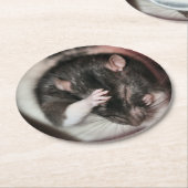 Dessous-de-verre Rond En Papier Mal de tête ! (Incliné)