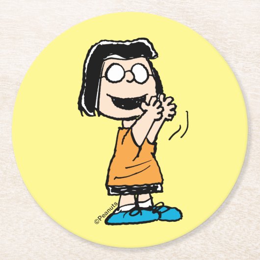 Dessous-de-verre Rond En Papier Marcie Clapping (Devant)