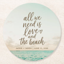 Mariage élégant sur la plage Amour & la Plage
