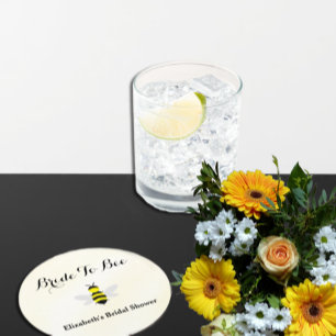 Dessous-de-verre Rond En Papier Mariée à être Salle de fête de mariage