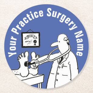 Dessous-de-verre Rond En Papier Médecin amusant avec Dessous de verre en papier ro