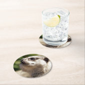 DESSOUS-DE-VERRE ROND EN PAPIER MEERKAT (En situation)