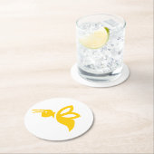 Dessous-de-verre Rond En Papier Melissa (En situation)