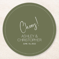 Moderne minimaliste Muet Mariage de mousse