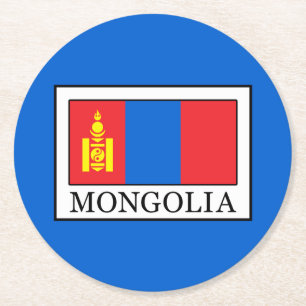 Dessous-de-verre Rond En Papier Mongolie