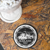 Dessous-de-verre Rond En Papier Mont Kailash - Gang Rinpoché Tibet