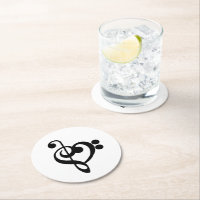 Musicien Coeur de musique - Treble Bass Clef