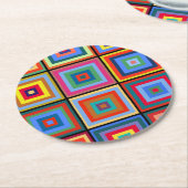 Dessous-de-verre Rond En Papier N° 52 de Kandinsky (Incliné)