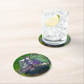 DESSOUS-DE-VERRE ROND EN PAPIER NAVIRES (En situation)