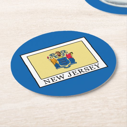 Dessous-de-verre Rond En Papier New Jersey (Incliné)