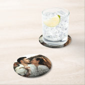 Dessous-de-verre Rond En Papier Nouvelle Année Nouvelles Aventures Réservez la dat (En situation)