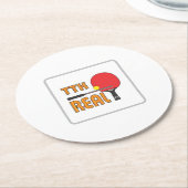 Dessous-de-verre Rond En Papier Onderlegger TTK-Real (Incliné)