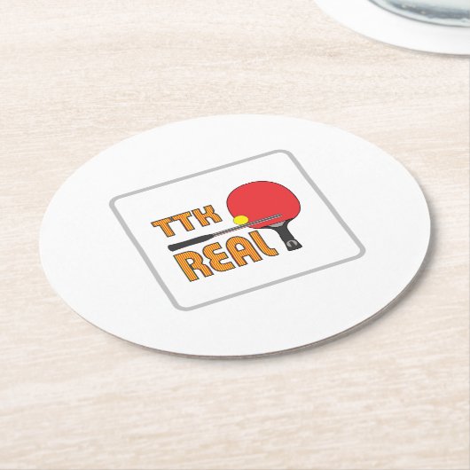 Dessous-de-verre Rond En Papier Onderlegger TTK-Real (Incliné)