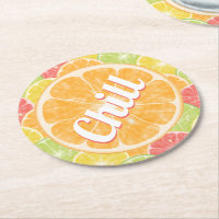 Orange Citrus Slices Chaleur