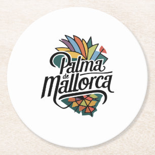 Dessous-de-verre Rond En Papier Palma de Majorque