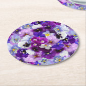 Dessous-de-verre Rond En Papier Panses glorieuses (Incliné)