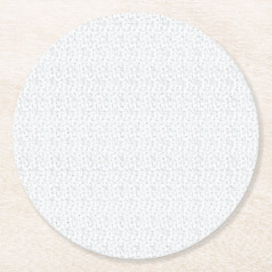 Dessous-de-verre Rond En Papier Papier Coasters   Dessin Rond à Motif Pi