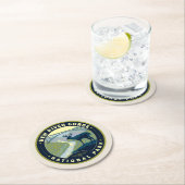 Dessous-de-verre Rond En Papier Parc national de River Gorge (En situation)