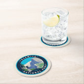 Dessous-de-verre Rond En Papier Parc national de Yosemite (En situation)