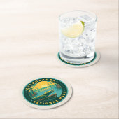 Dessous-de-verre Rond En Papier Parc national des Everglades (En situation)