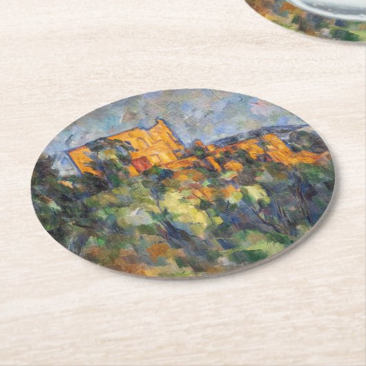 Dessous-de-verre Rond En Papier Paul Cezanne - Château Noir (Incliné)