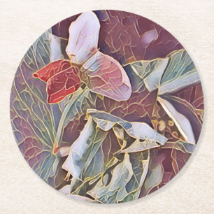 DESSOUS-DE-VERRE ROND EN PAPIER PEA DOUCE