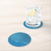 Dessous-de-verre Rond En Papier Petit oeil nain (En situation)