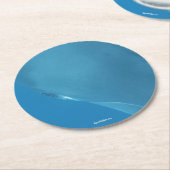 Dessous-de-verre Rond En Papier Petit oeil nain (Incliné)