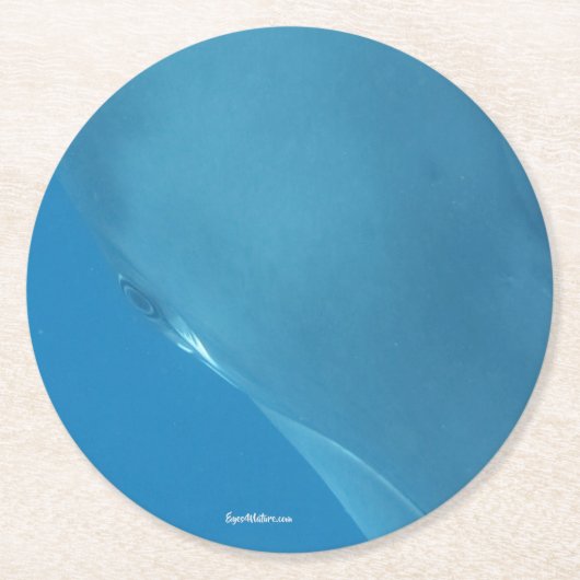 Dessous-de-verre Rond En Papier Petit oeil nain (Devant)